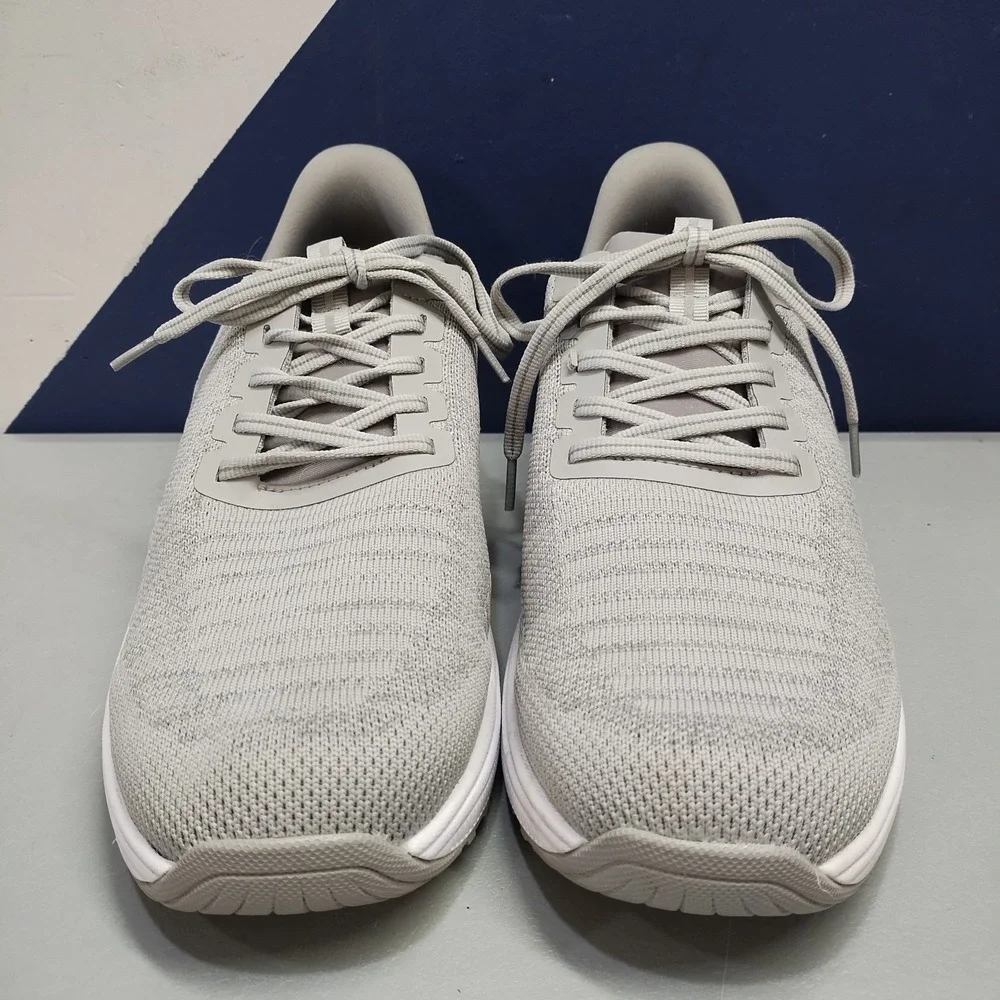 Orthofeet Kita Hands-Free Sneakers Womens 11 X-Wide 2E White Gray 80013 EUC